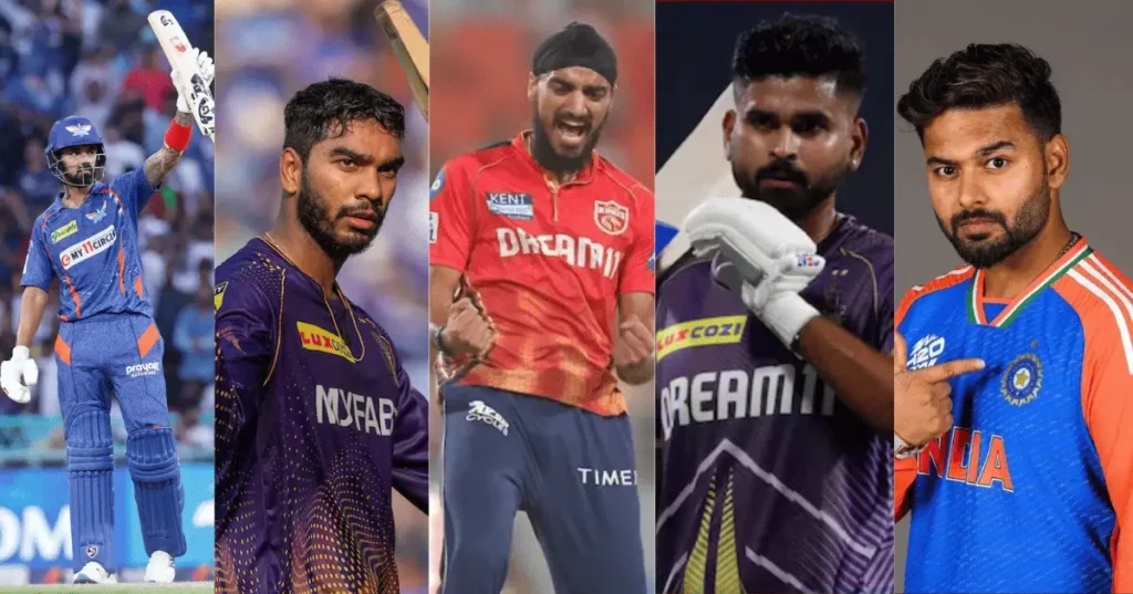 Top 10 Most Expensive Players for IPL 2025 Mega Auction