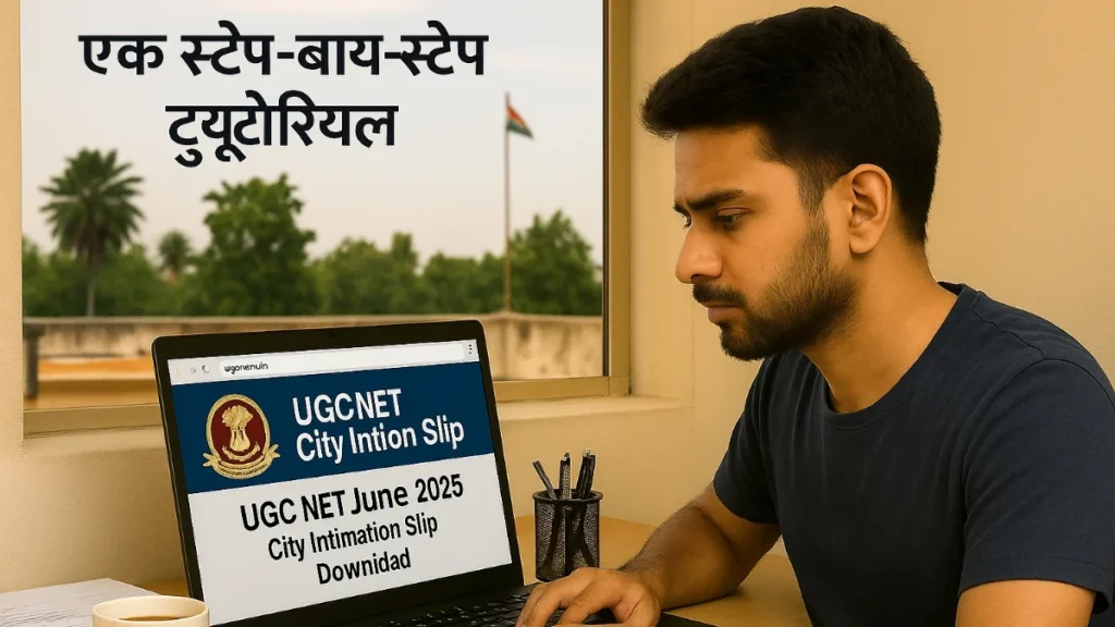 UGC NET June 2025 City Intimation Slip डाउनलोड कैसे करें? स्टेप बाई स्टेप गाइड
