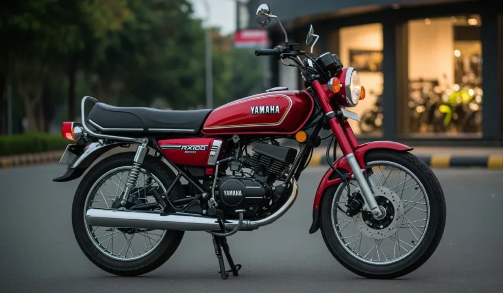 Yamaha RX100 2025 के फीचर्स: मॉडर्न टेक्नोलॉजी का तड़का